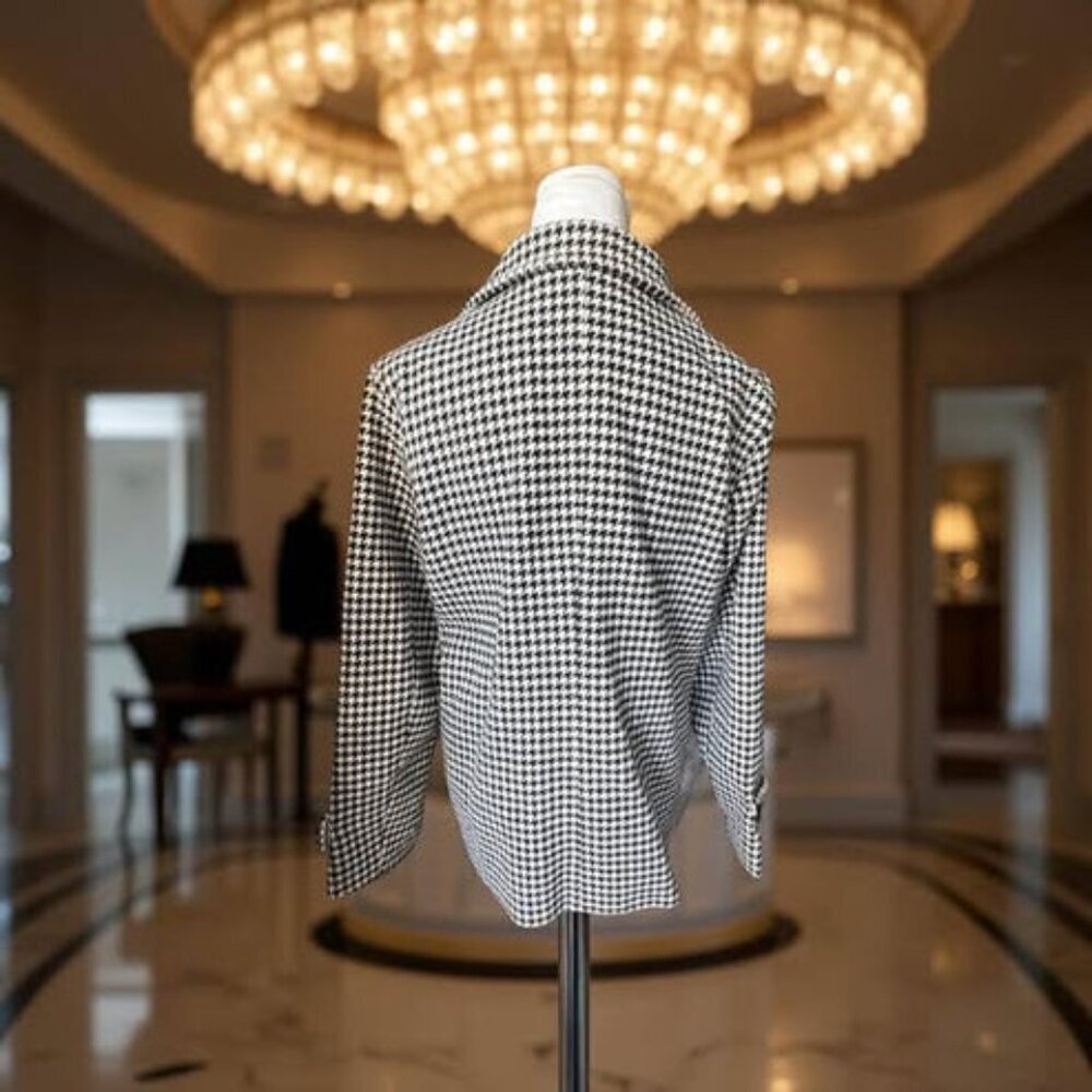 Double Breasted Checkered Jacket - image 2